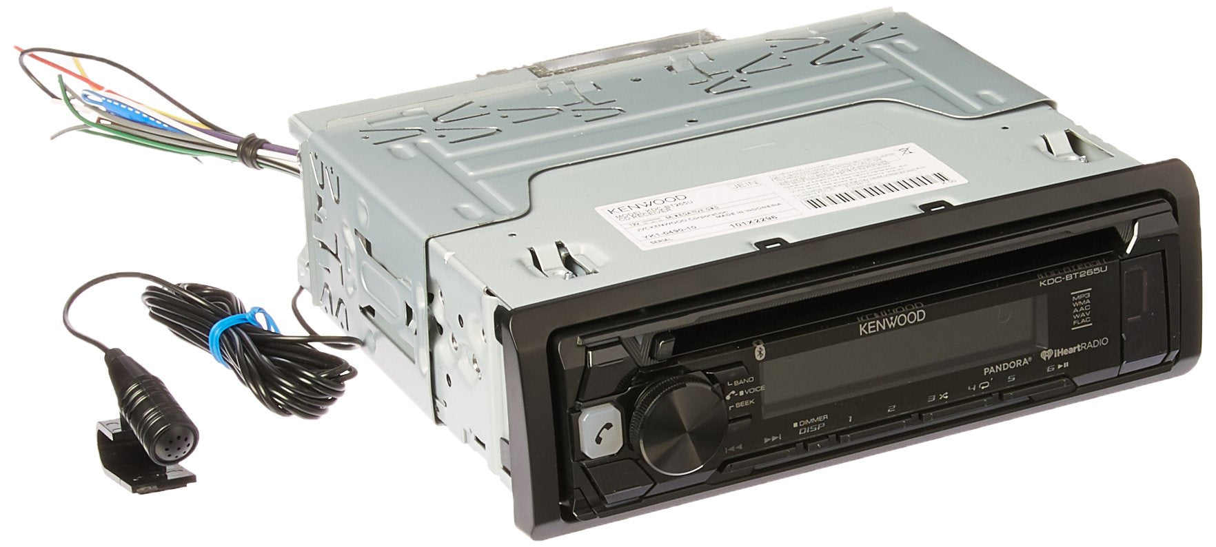 Kenwood KDCBT265U CD Receiver with Bluetooth