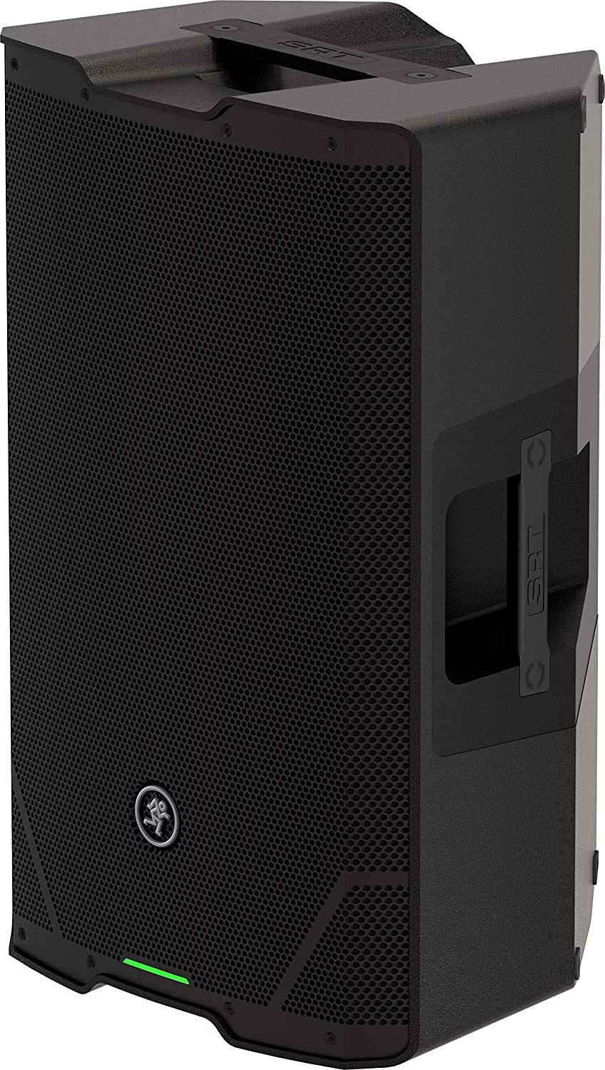 Mackie SRT215 1600W Powered PA Speaker with 15-inch Woofer, 4-Channel Digital Mixer, Advanced Impulse DSP Bluetooth with EMB Cables and Stands Bundle