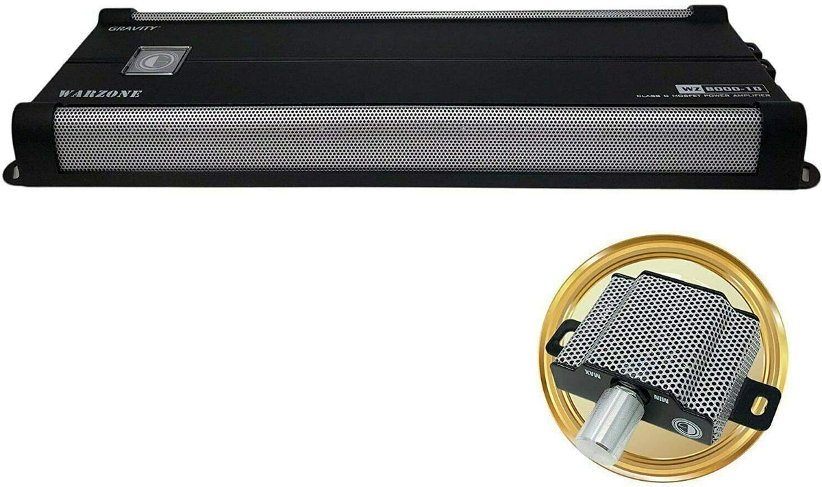 Gravity Audio WZ-8000.1D Warzone Class D Mono Amplifier