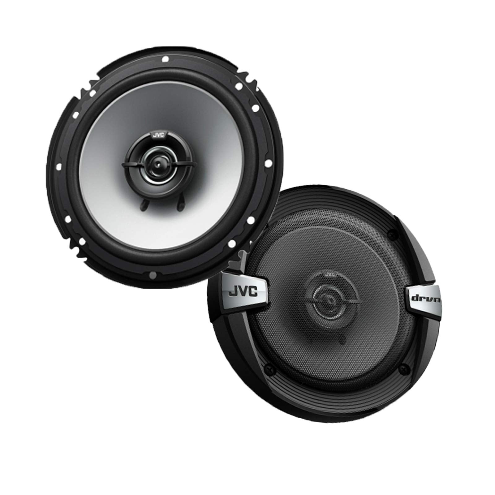 2 Pairs of JVC CS-DR162 DR Series 6.5 Inch 2-Way Coaxial Speakers (300 Watts Peak) - 4 Speakers + Free Gravity Phone Holder