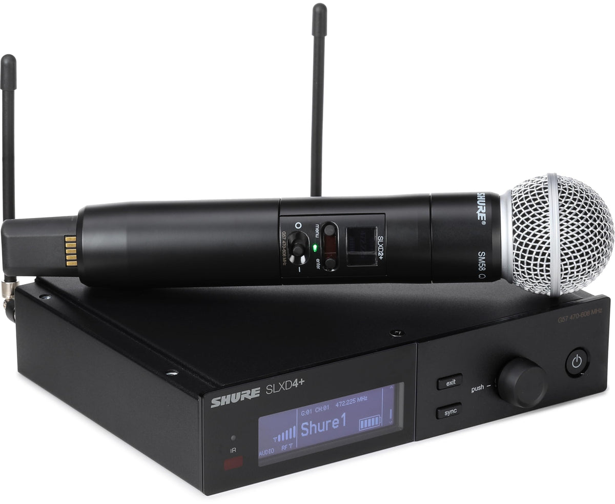 Shure SLXD24+/B58-G57 Beta 58A Wireless Handheld System