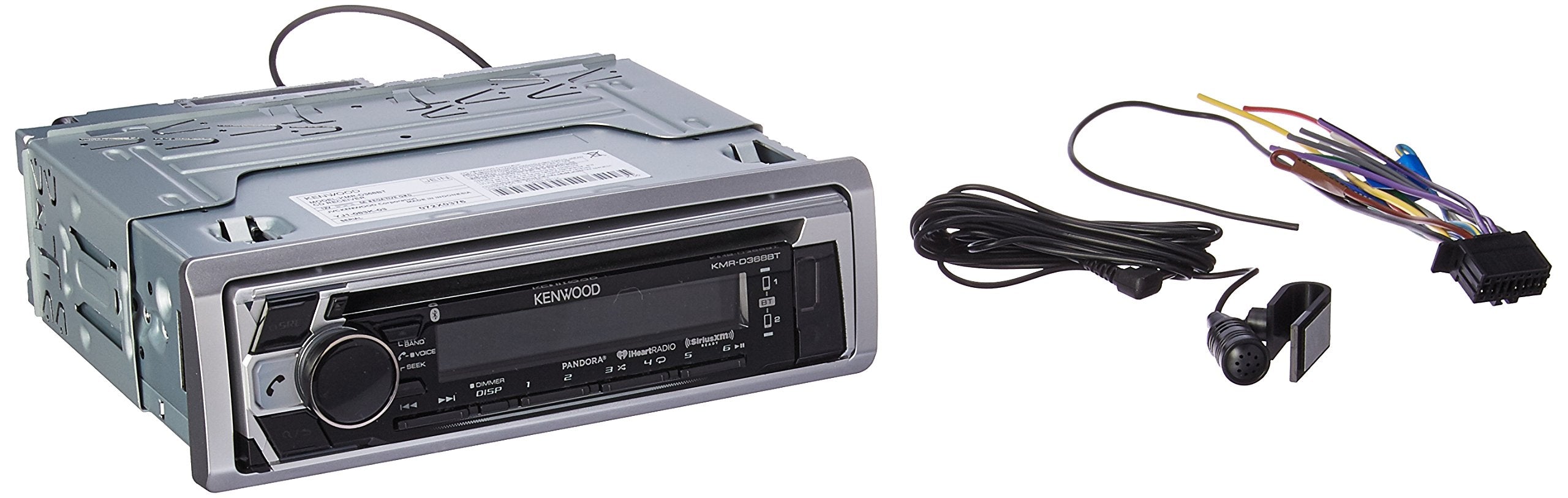 Kenwood KMR-D368BT CD/MP3 Marine Stereo Receiver with Bluetooth