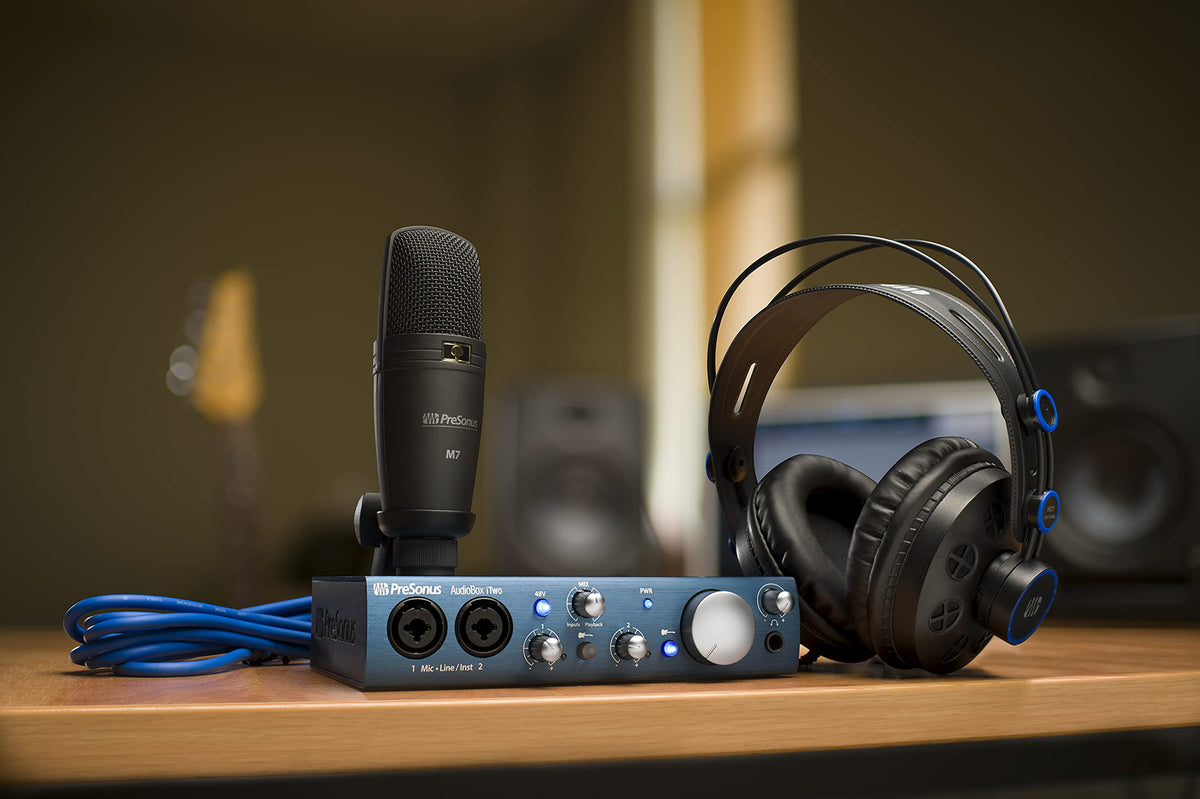 PreSonus AUDIOBOX ITWO STUDIO USB Recording Bundle