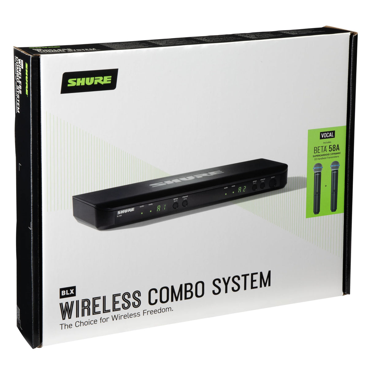 Shure BLX288/B58-H11 Dual Wireless Beta 58A Vocal System