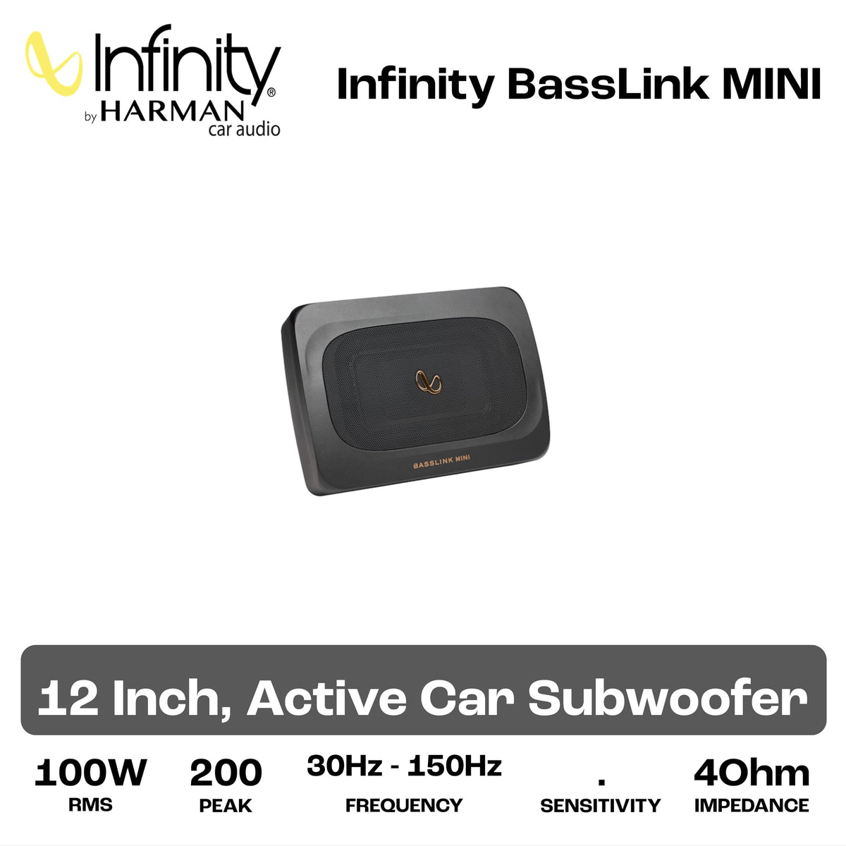Infinity SUBBLMINIAM BassLink MINI 6 x 8" Powered Subwoofer