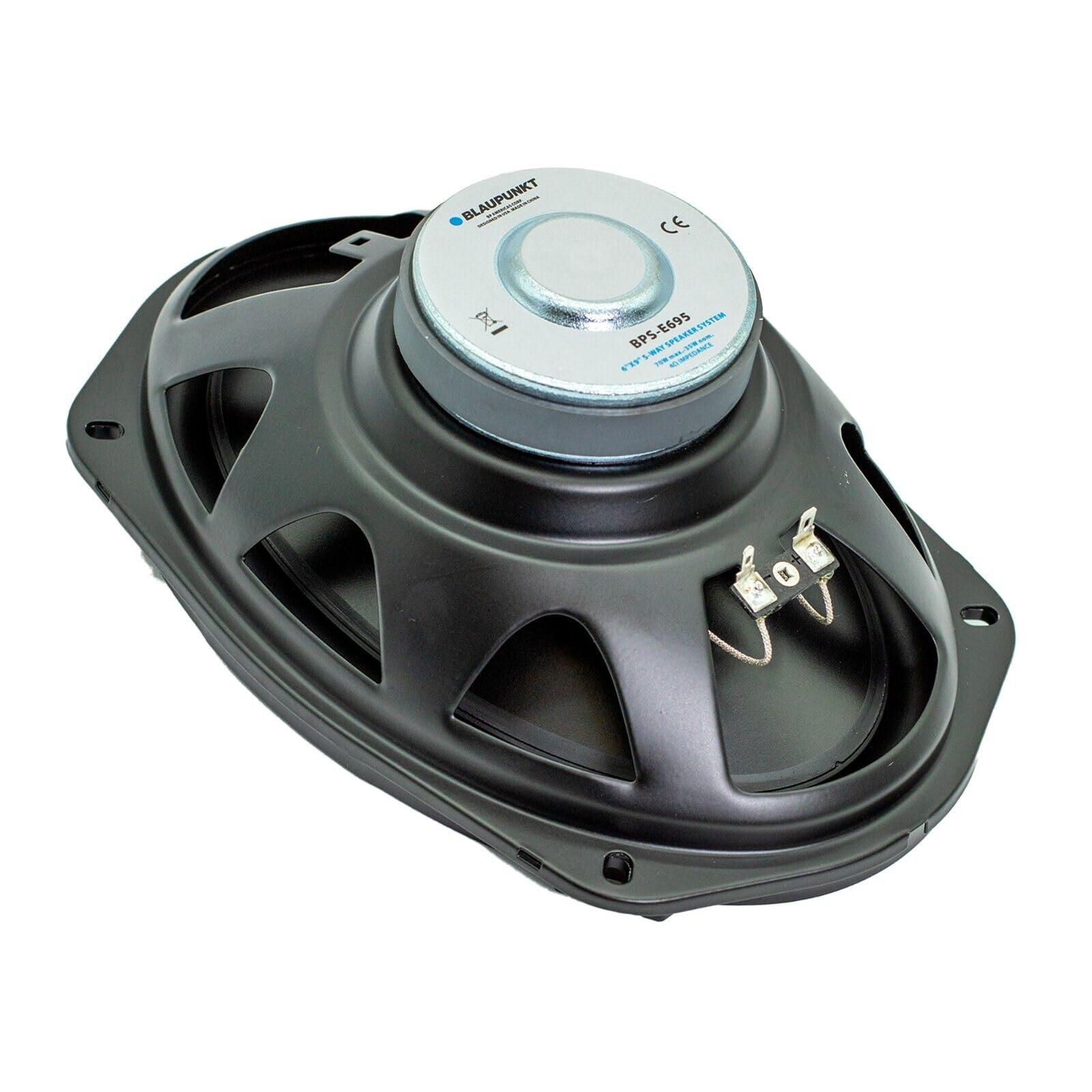 BLAUPUNKT BPS-E695 6x9 5-Way Car Speakers 140W - Superior Audio Quality, Durable Design, Easy Installation – Pair Bundle with Gravity Magnet Phone Holder