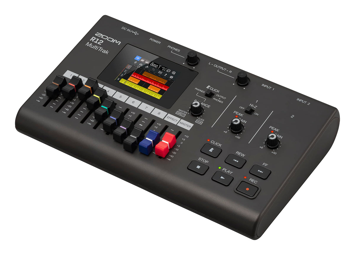Zoom R12 MultiTrak 8-Track Portable Recorder
