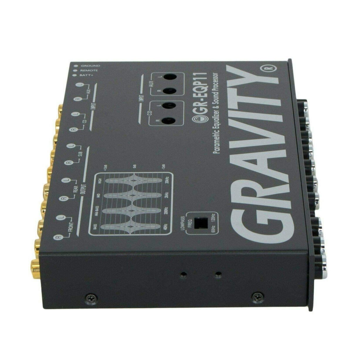 Gravity GR-EQP11 1/2-DIN 4-Band Car Parametric Equalizer