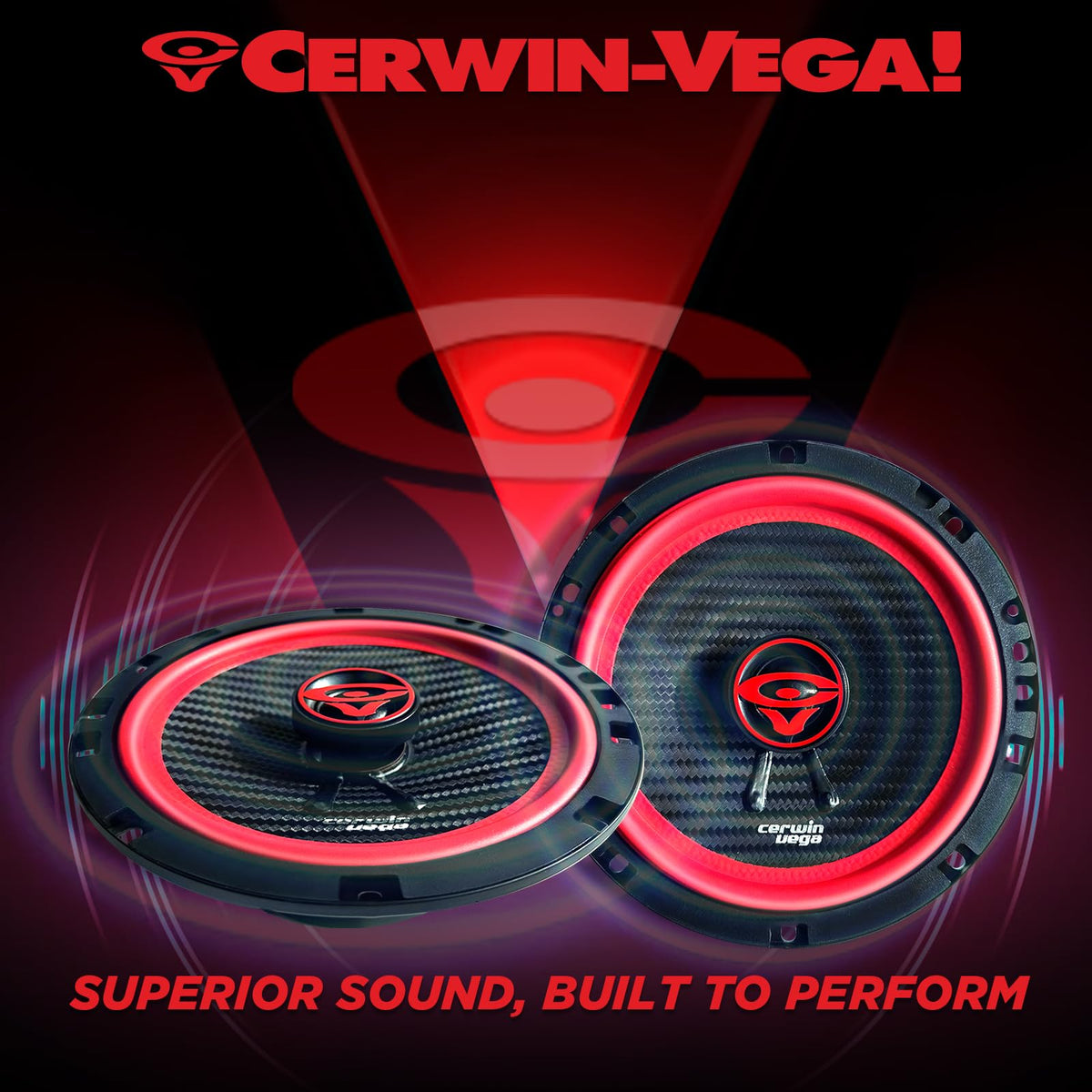 Cerwin-Vega V675 6.75" 2-Way Coaxial Speakers