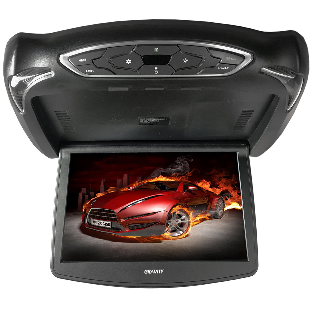 Gravity GR-10-0DVD 10" Flip-Down LCD Car Monitor