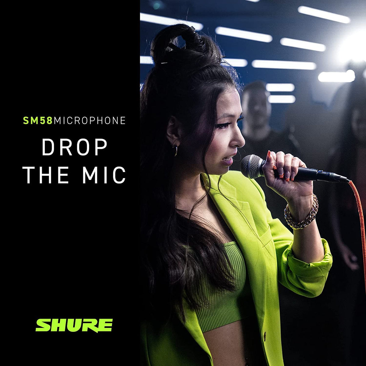Shure SM58-CN Dynamic Cardioid Vocal Microphone with 25' Cable
