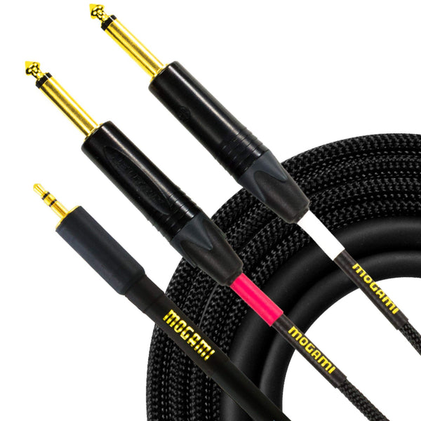 Mogami GOLD 3.5 2 TS 15 3.5mm To Dual 1/4" TS Cable