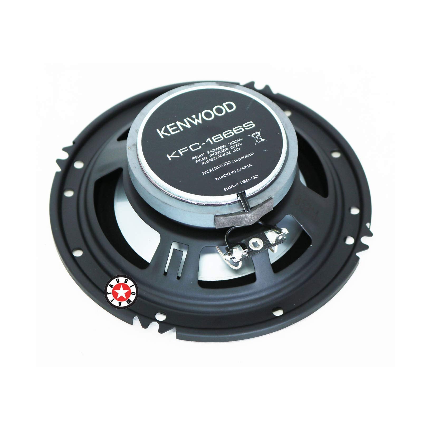 2 Pairs of Kenwood KFC-1666S 600W Max (60W RMS) 6.5