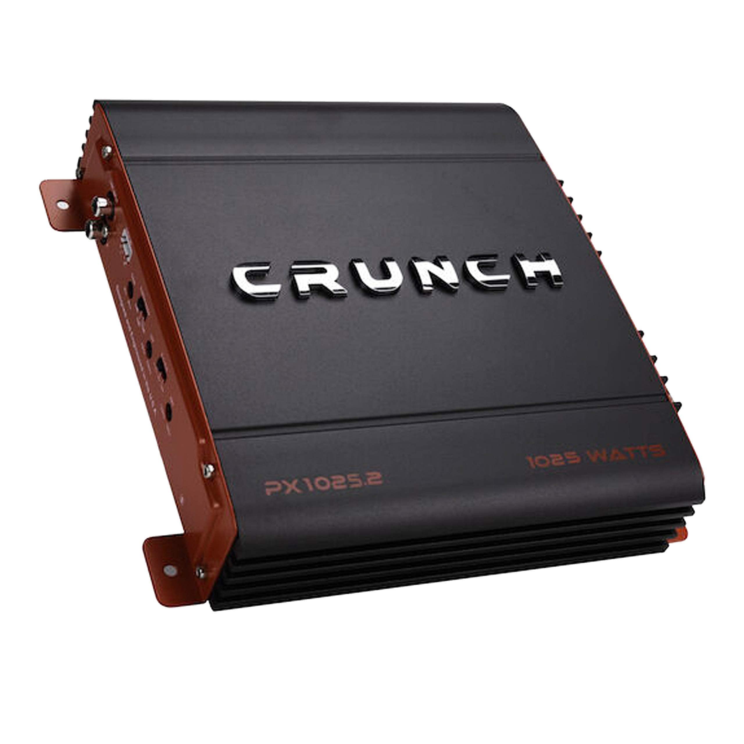 Crunch PX-1025.2 1000 Watts Power X Two Channel Car Audio Amplifier + 2 Channels 4 Gauge Amplifier Kit with Gravity Magnet Phone Holder Bundle