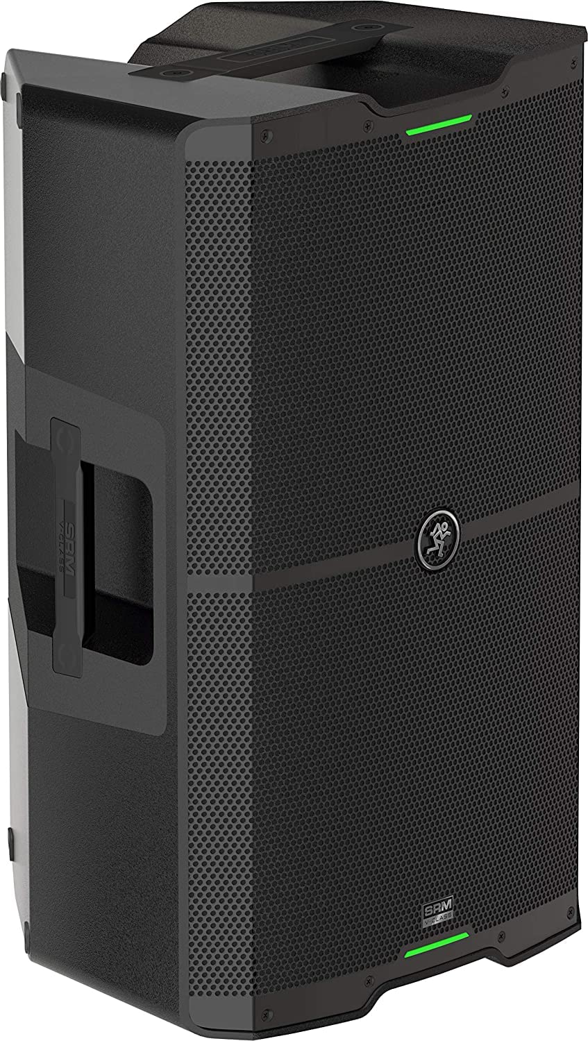 Mackie 2X SRM V-Class Series, 15-Inch 2000W High-Performance Loudspeaker, Powered-Black (SRM210 V-Class) (Pair) with EMB Speaker Stand, EMB Cable and EMB Wireless Microphone Bundle