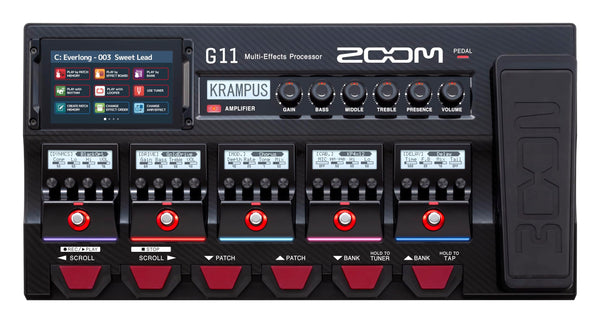 Zoom G11 Guitar Multi-Effects Processor with Expression Pedal