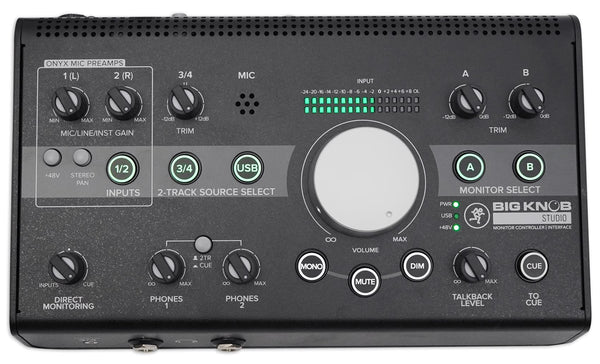 Mackie BIG KNOB STUDIO 3x2 Monitor Controller & USB Interface