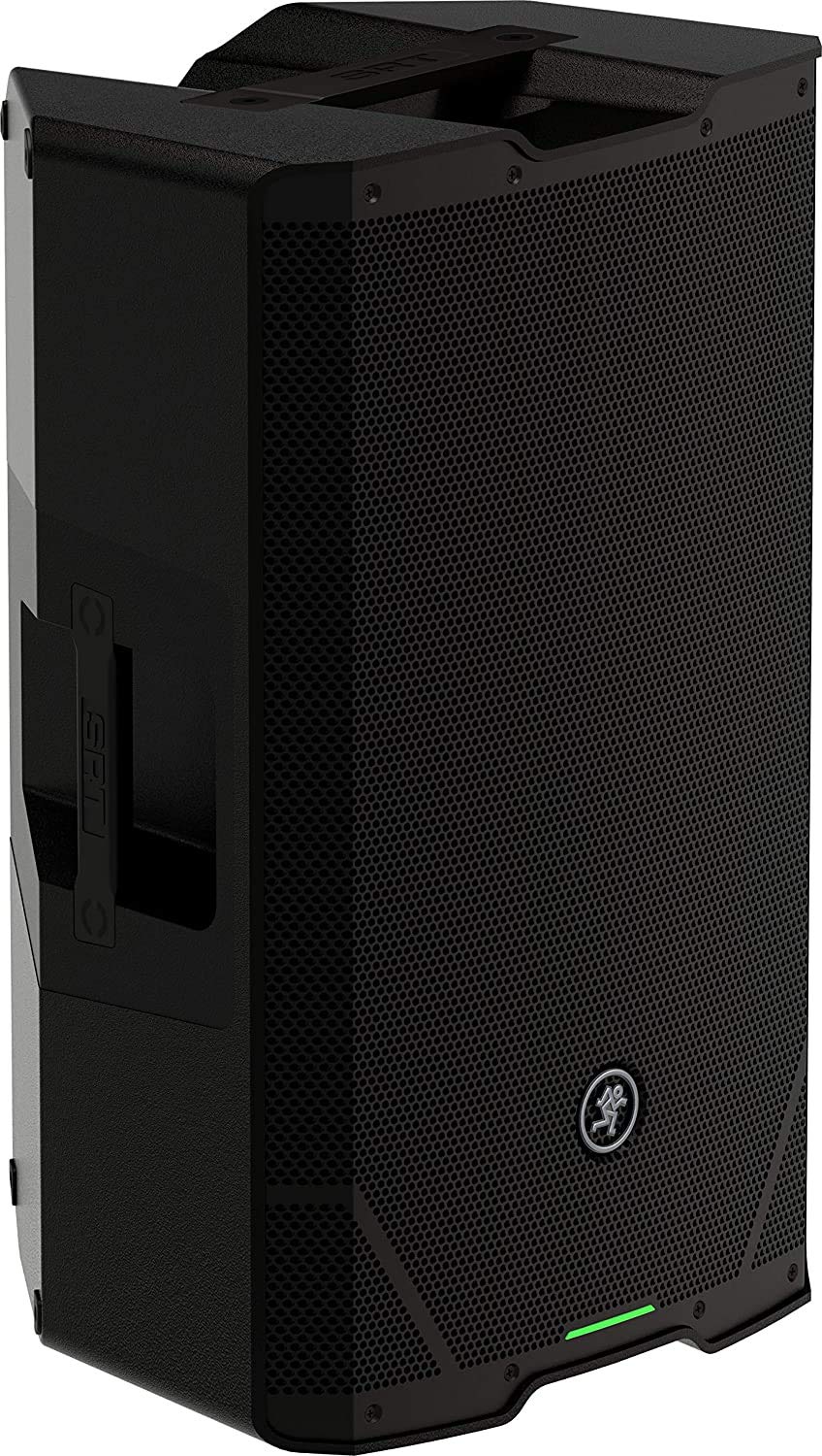 Mackie SRT215 1600W Powered PA Speaker with 15-inch Woofer, 4-Channel Digital Mixer, Advanced Impulse DSP Bluetooth with EMB Cables and Stands Bundle