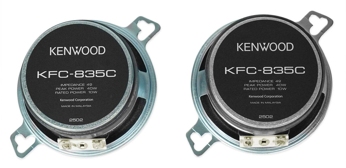 Kenwood KFC-835C 3.5" Round Car Speaker System