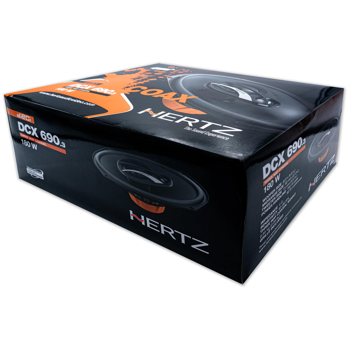 Hertz DCX 690.3 6x9 3-Way Coaxial Speakers