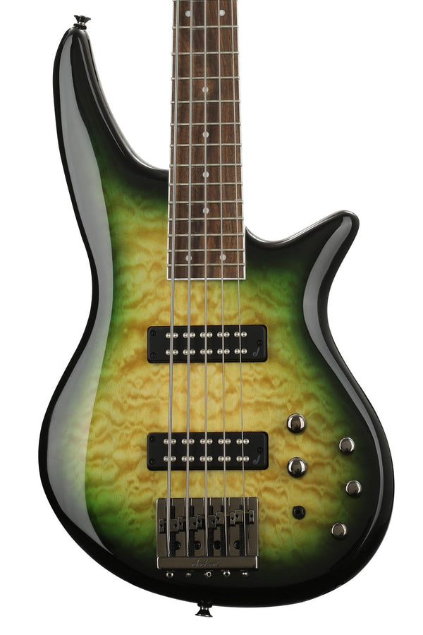 Jackson JS3QV 5-String Electric Bass, Alien Burst