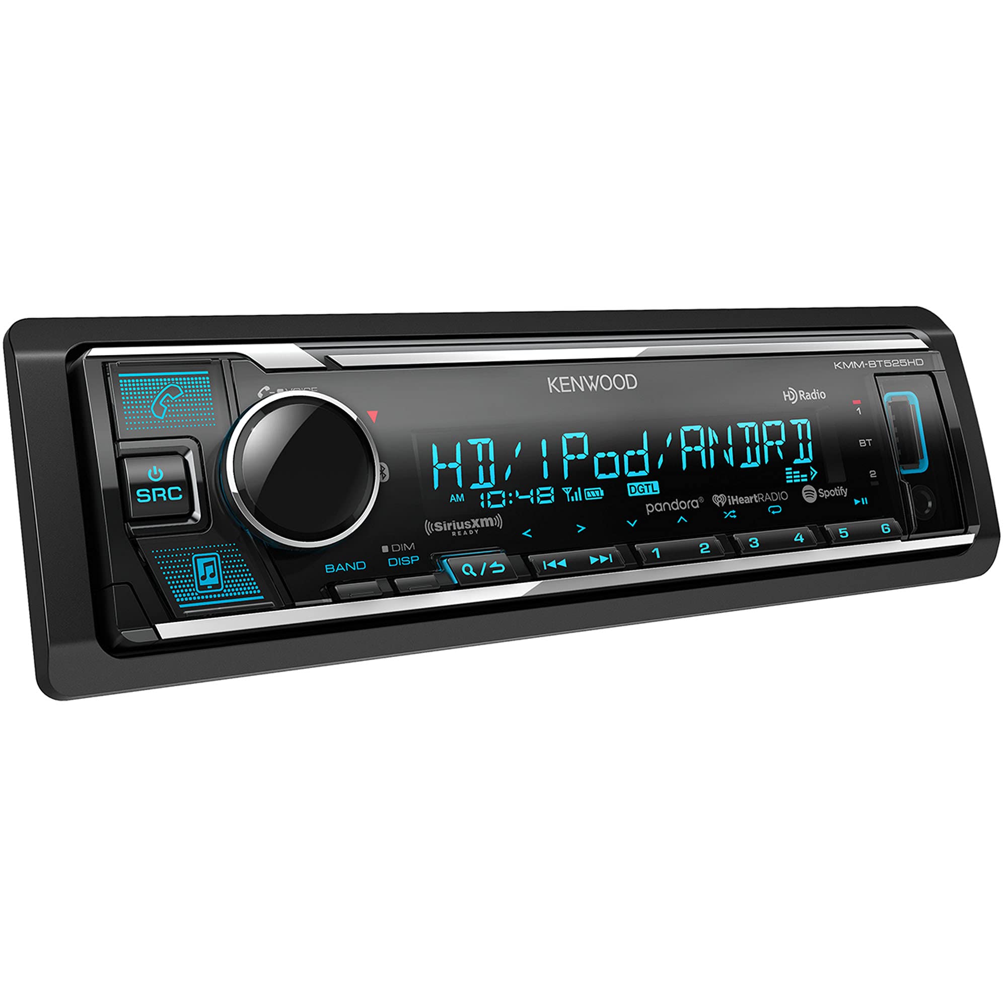 Kenwood KMM-BT525HD in-Dash Digital Media Receiver with Bluetooth & HD Radio