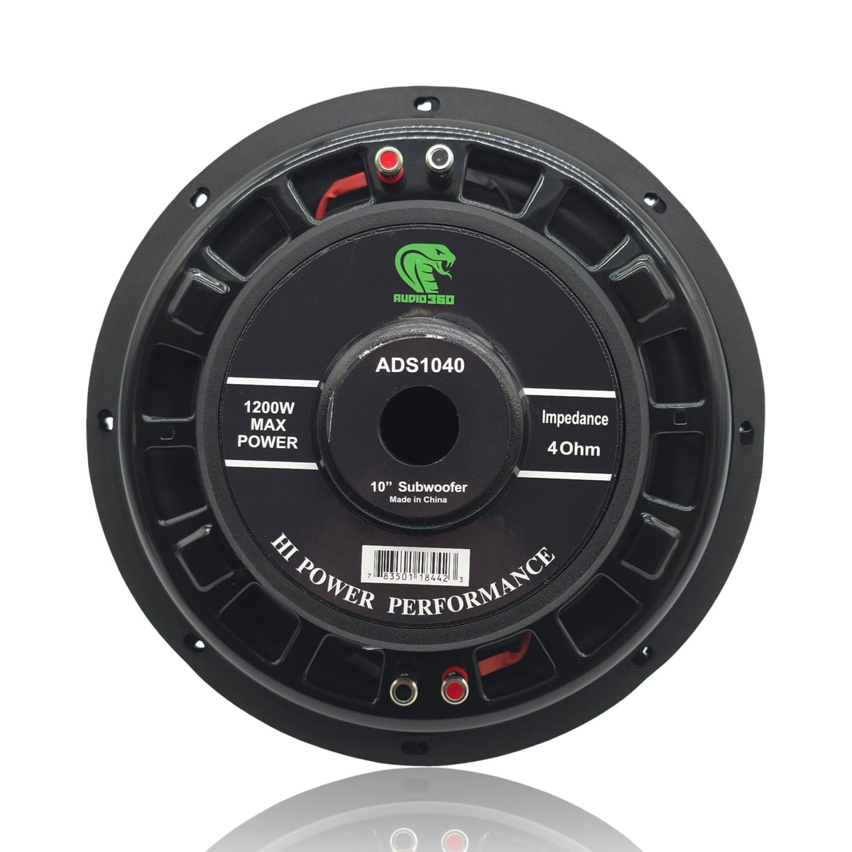AUDIO360 ADS1040-SHALLOW 10" Shallow-Mount Car Subwoofer