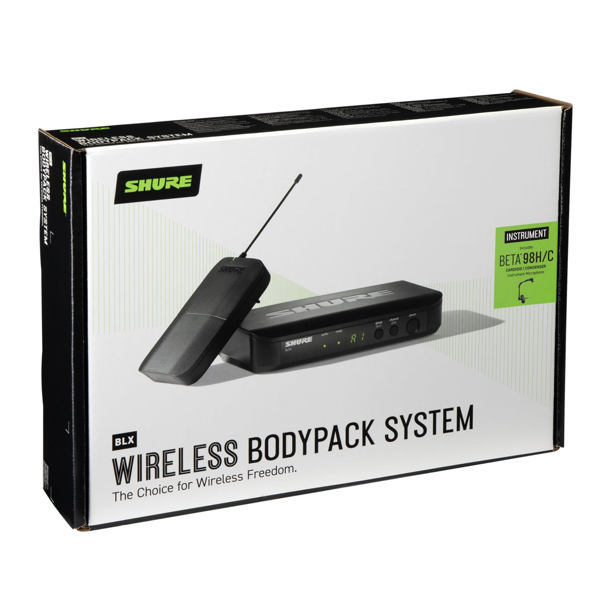 Shure BLX14/B98-H9 Wireless Instrument Microphone System