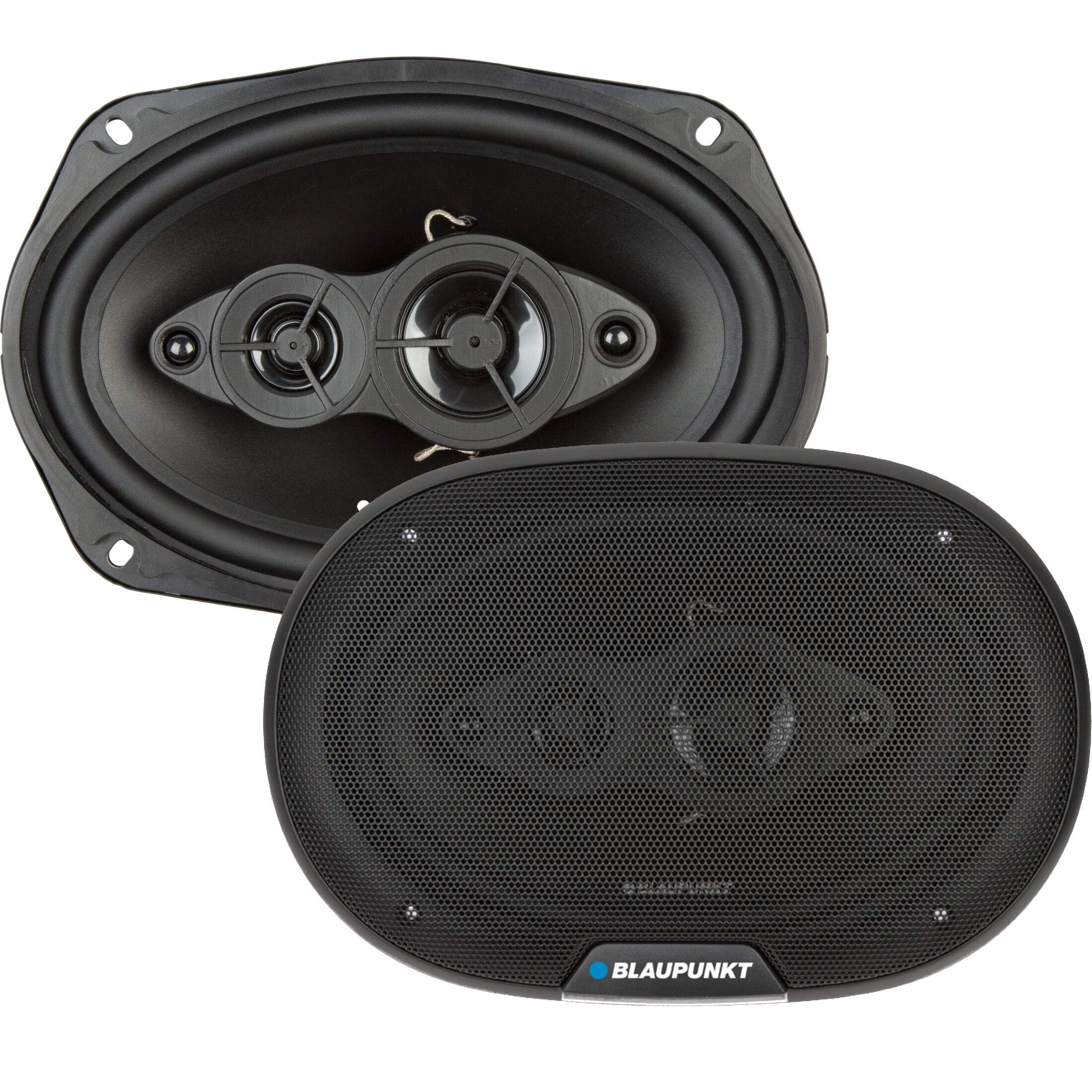 BLAUPUNKT BPS-E695 6x9 5-Way Car Speakers 140W - Superior Audio Quality, Durable Design, Easy Installation – Pair Bundle with Gravity Magnet Phone Holder