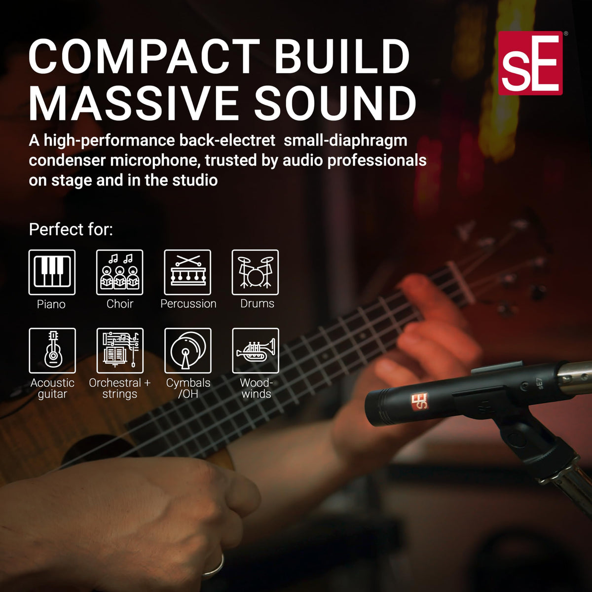 sE Electronics sE7 Small-Diaphragm Cardioid Condenser Microphone