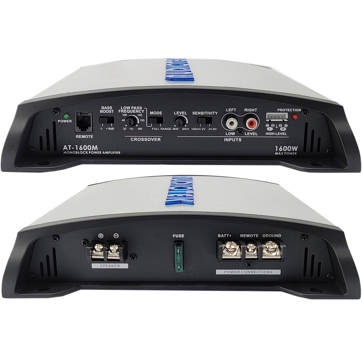 Audiotek AT-1600M 1-Channel Monoblock Car Amplifier