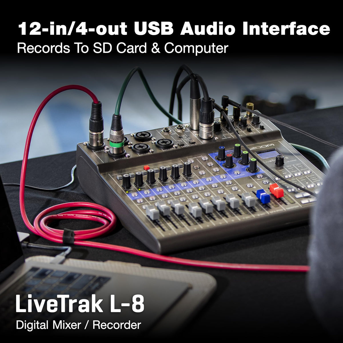 Zoom LiveTrak L-8 Digital Mixer and Multitrack Recorder