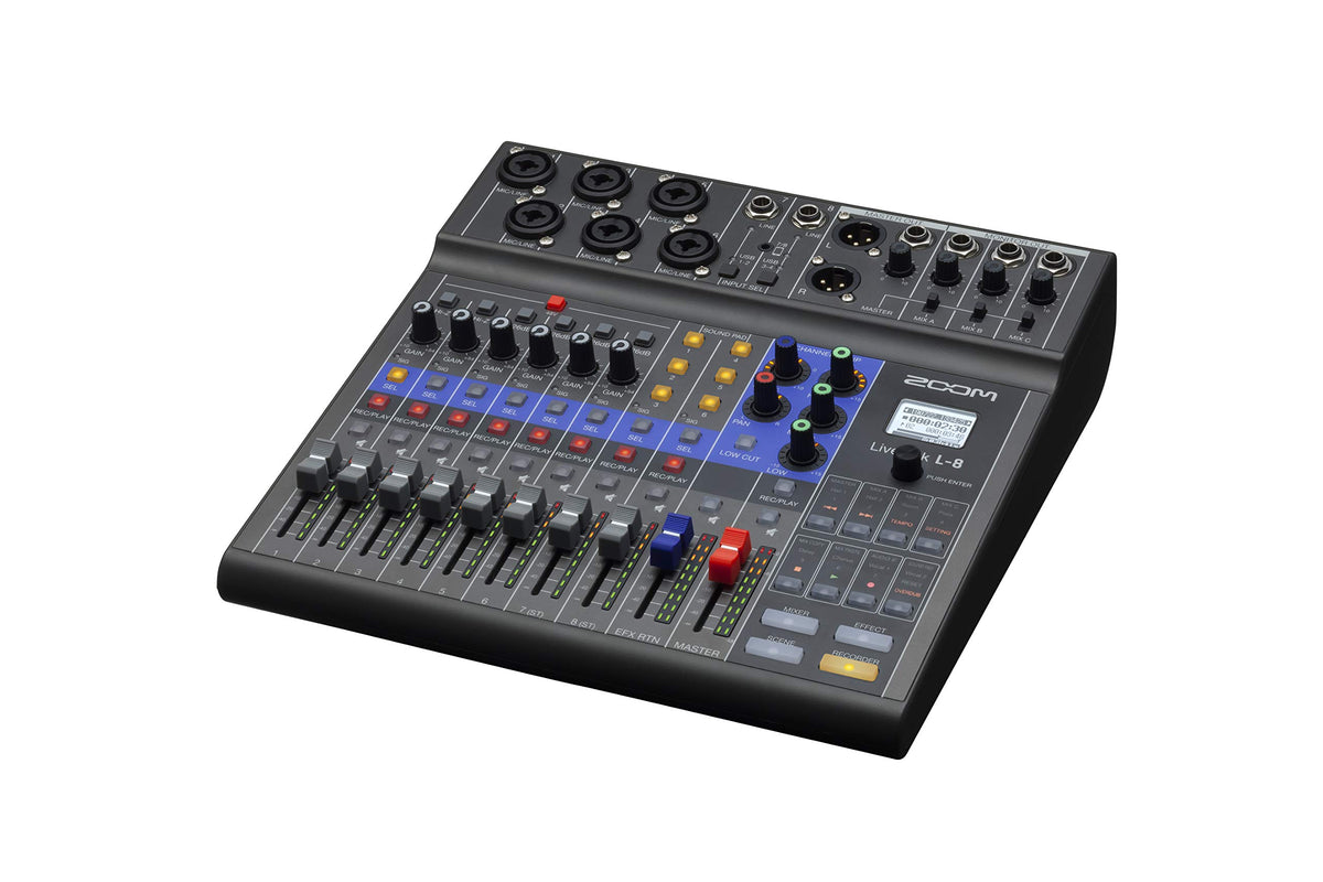 Zoom LiveTrak L-8 Digital Mixer and Multitrack Recorder