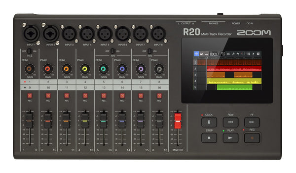 Zoom R20 16-Track Multitrack Recorder