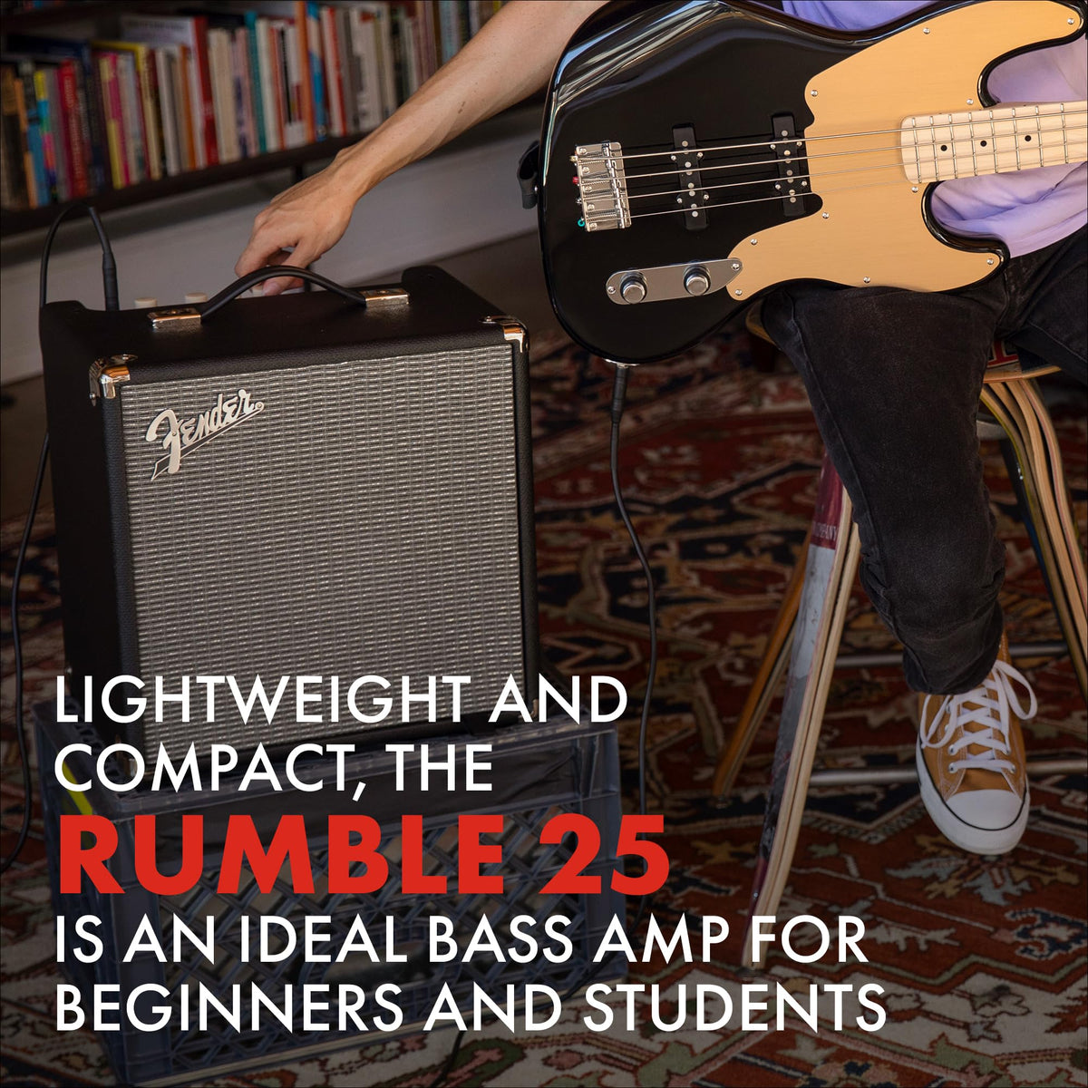 Fender Rumble 25 V3 120 8" Bass Combo Amplifier