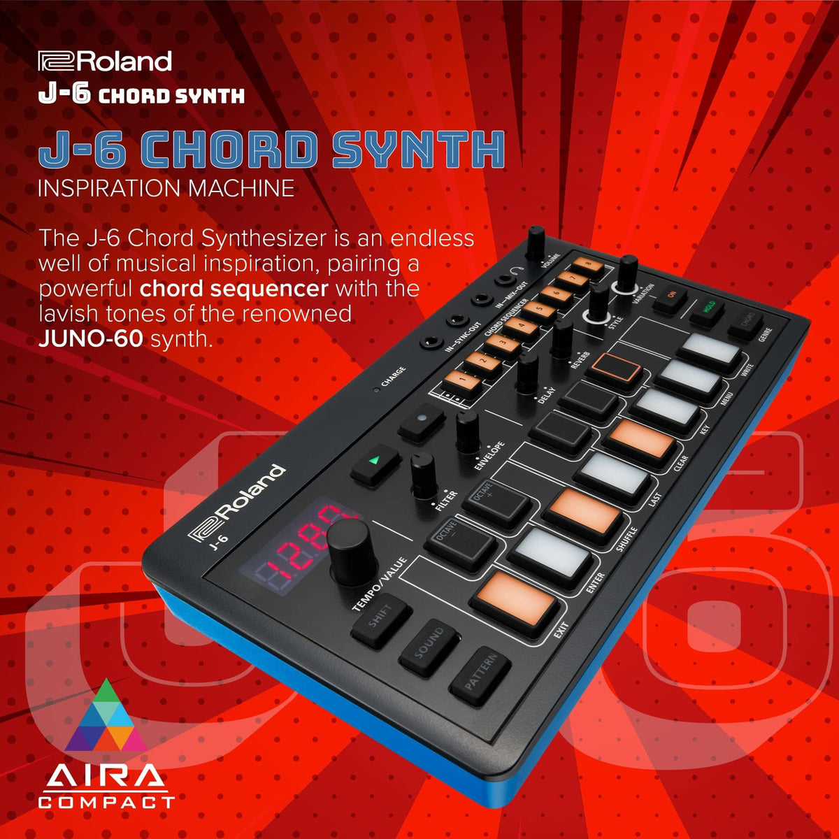 Roland J-6 AIRA Compact Chord Synthesizer