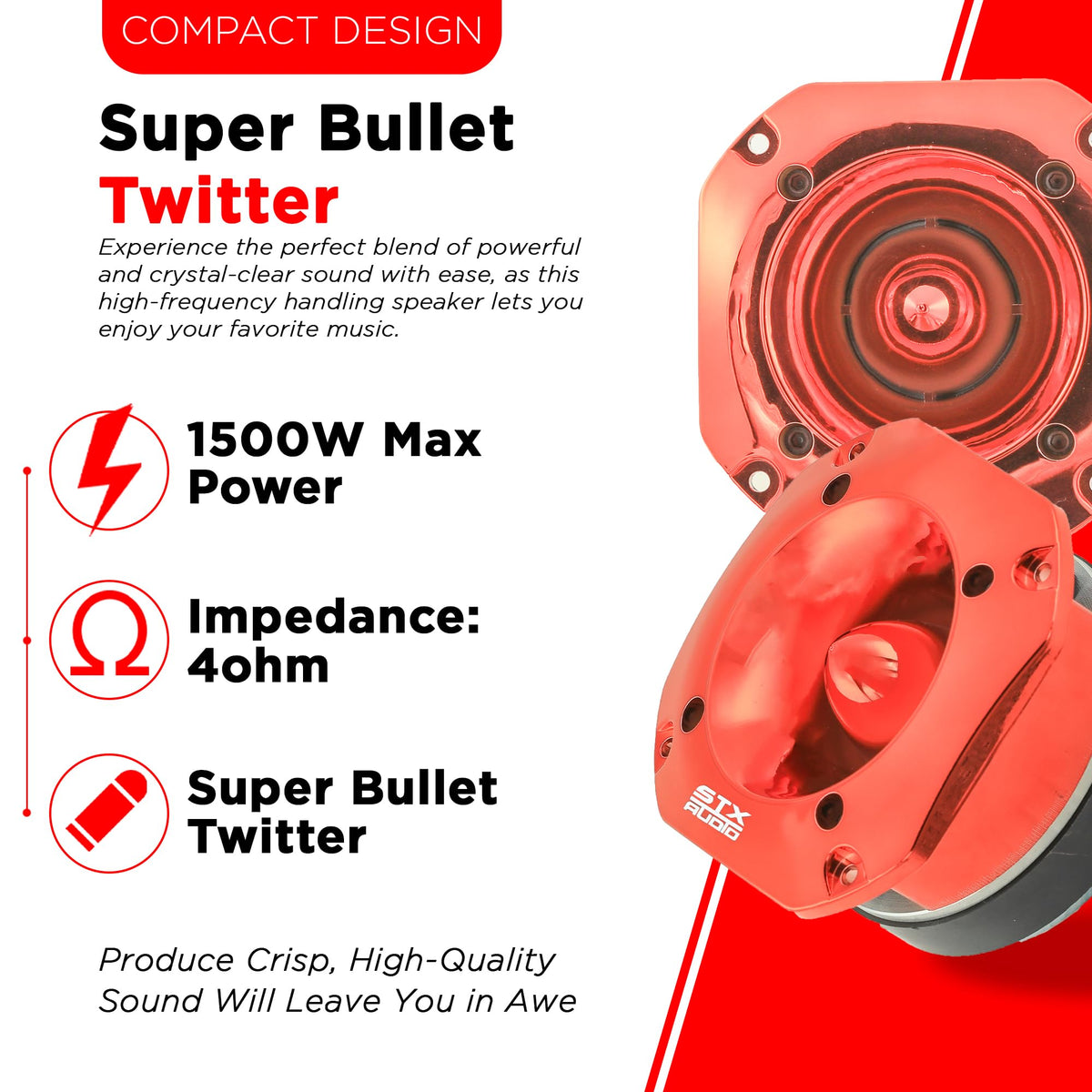 STX Audio STX-700TW 4.03" Super Tweeter