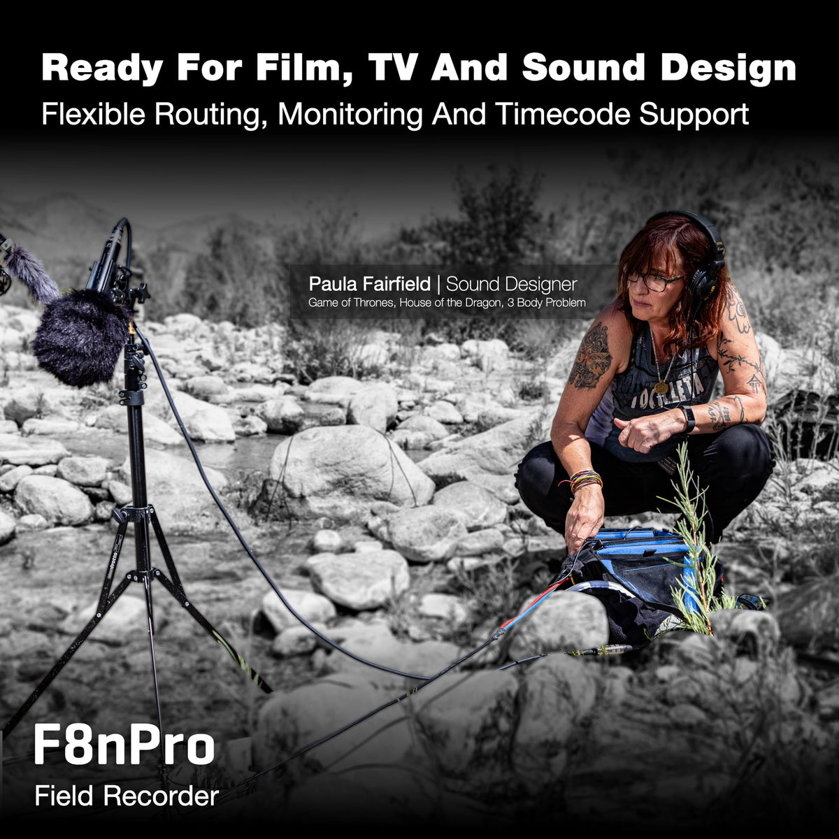 Zoom F8n Pro 8-Input Field Recorder/Mixer