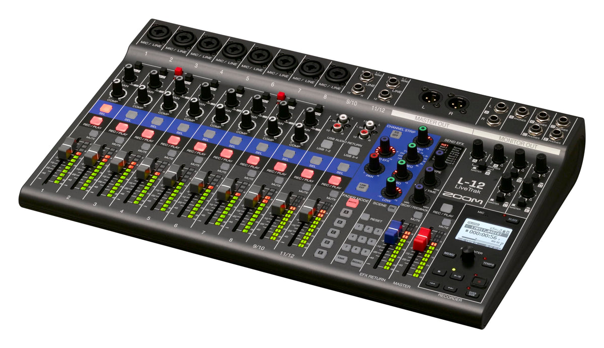 Zoom LiveTrak L-12 Digital Mixer and Multitrack Recorder