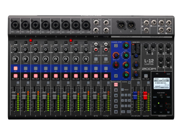 Zoom LiveTrak L-12 Digital Mixer and Multitrack Recorder