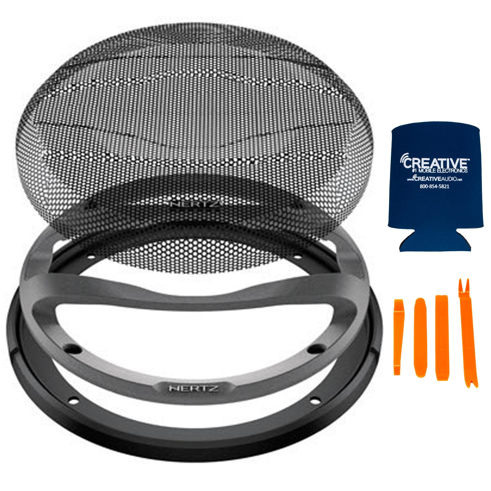 HERTZ - MP 165P.3 Millie Pro Series 3 Ohm 180 W Peak Mid-Bass Driver Speakers, Pair, with MPG 165.3 Pro Grilles
