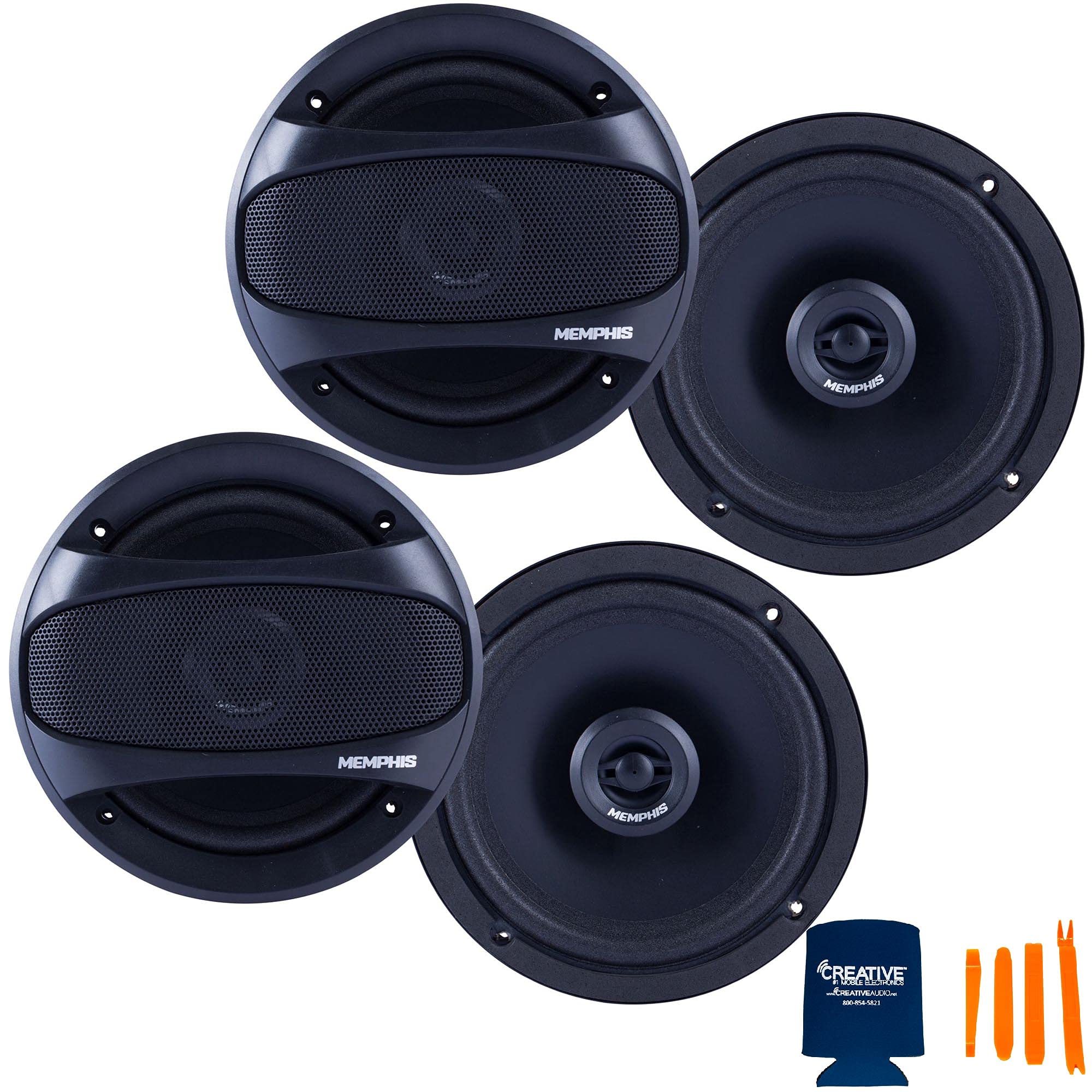 Memphis Audio 2 Pairs of SRX62 Street Reference Series 6.5