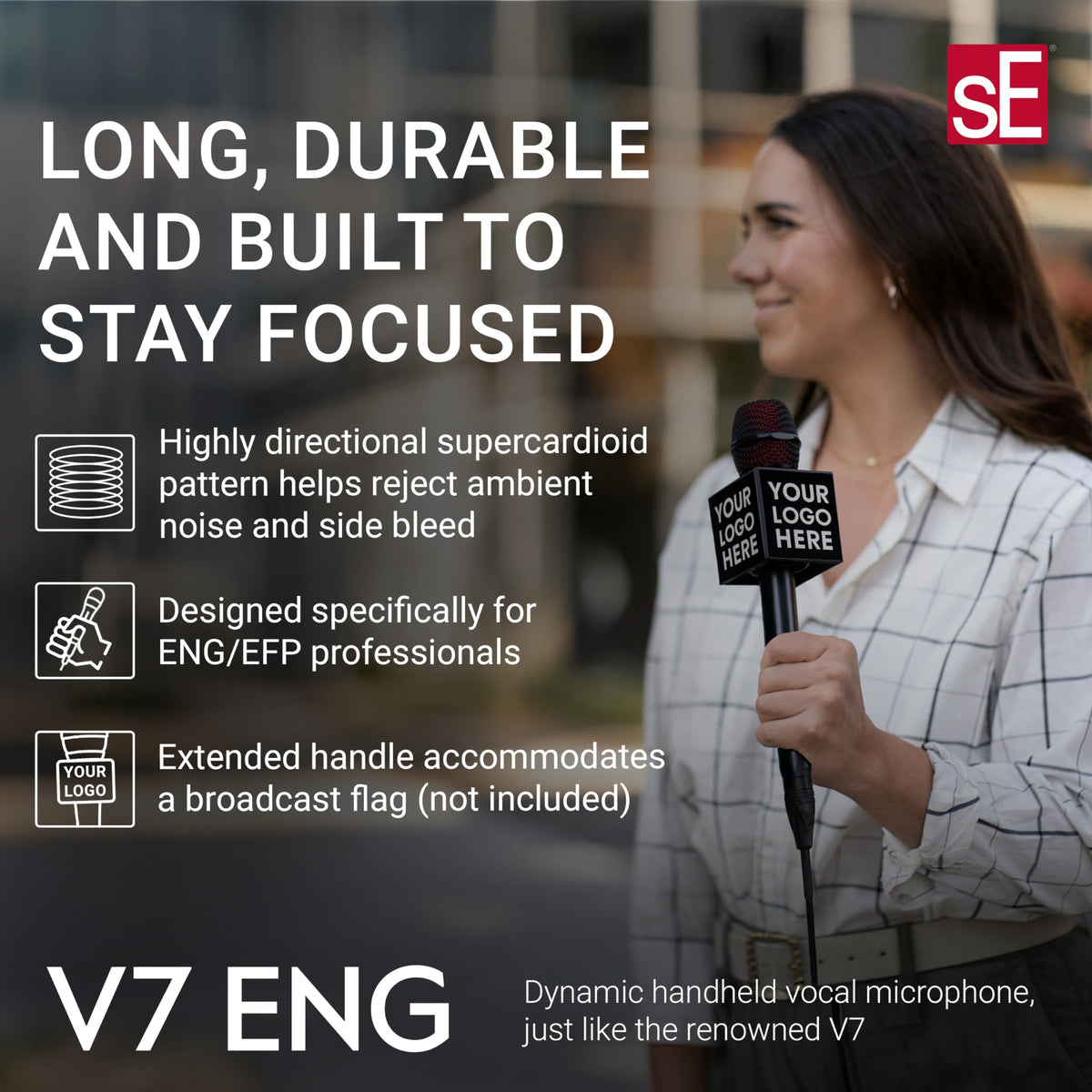 sE Electronics V7 ENG Broadcast Dynamic Microphone
