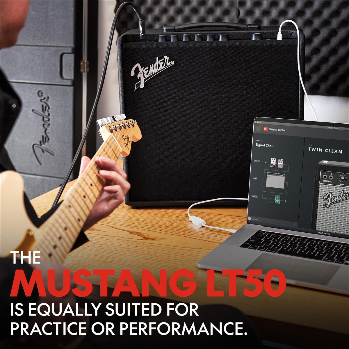 Fender MUSTANG LT50 50W 12" Guitar Amplifier
