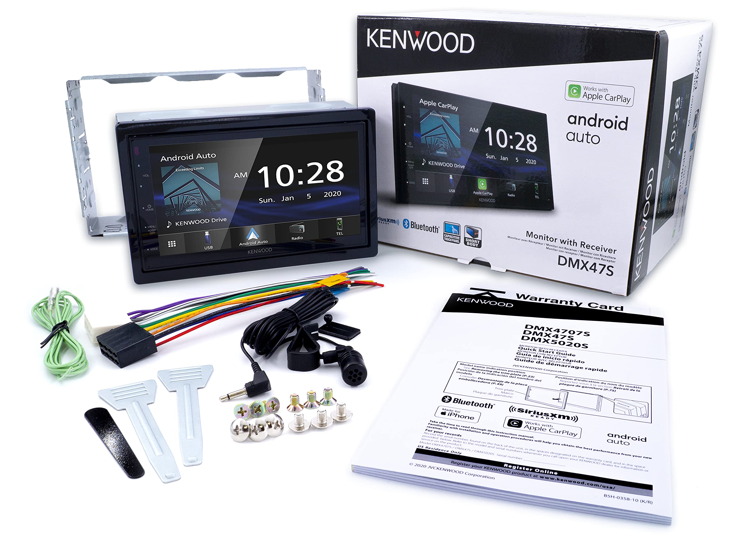 Kenwood DMX47S Digital Car Multimedia Player, 6.8