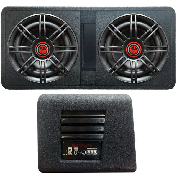 Gravity G12BD2 Dual 12" Ported Loaded Subwoofer Enclosure