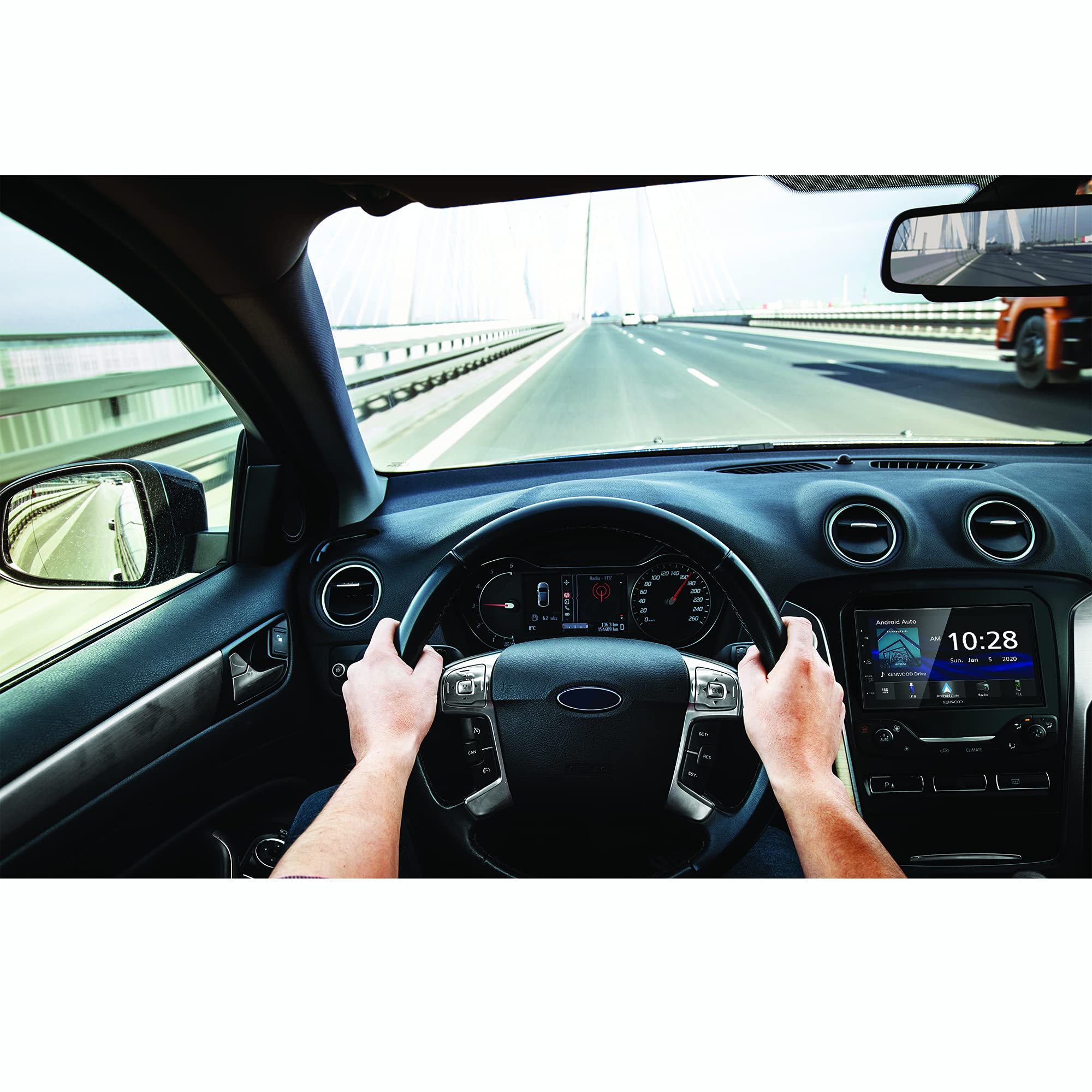 Kenwood DMX47S Digital Car Multimedia Player, 6.8