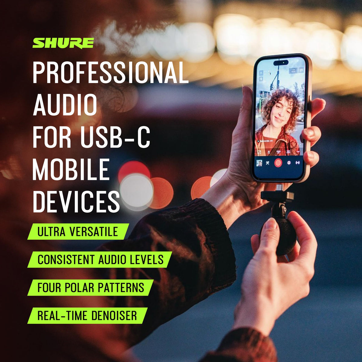 Shure MV88-USBC USB-C Stereo Microphone