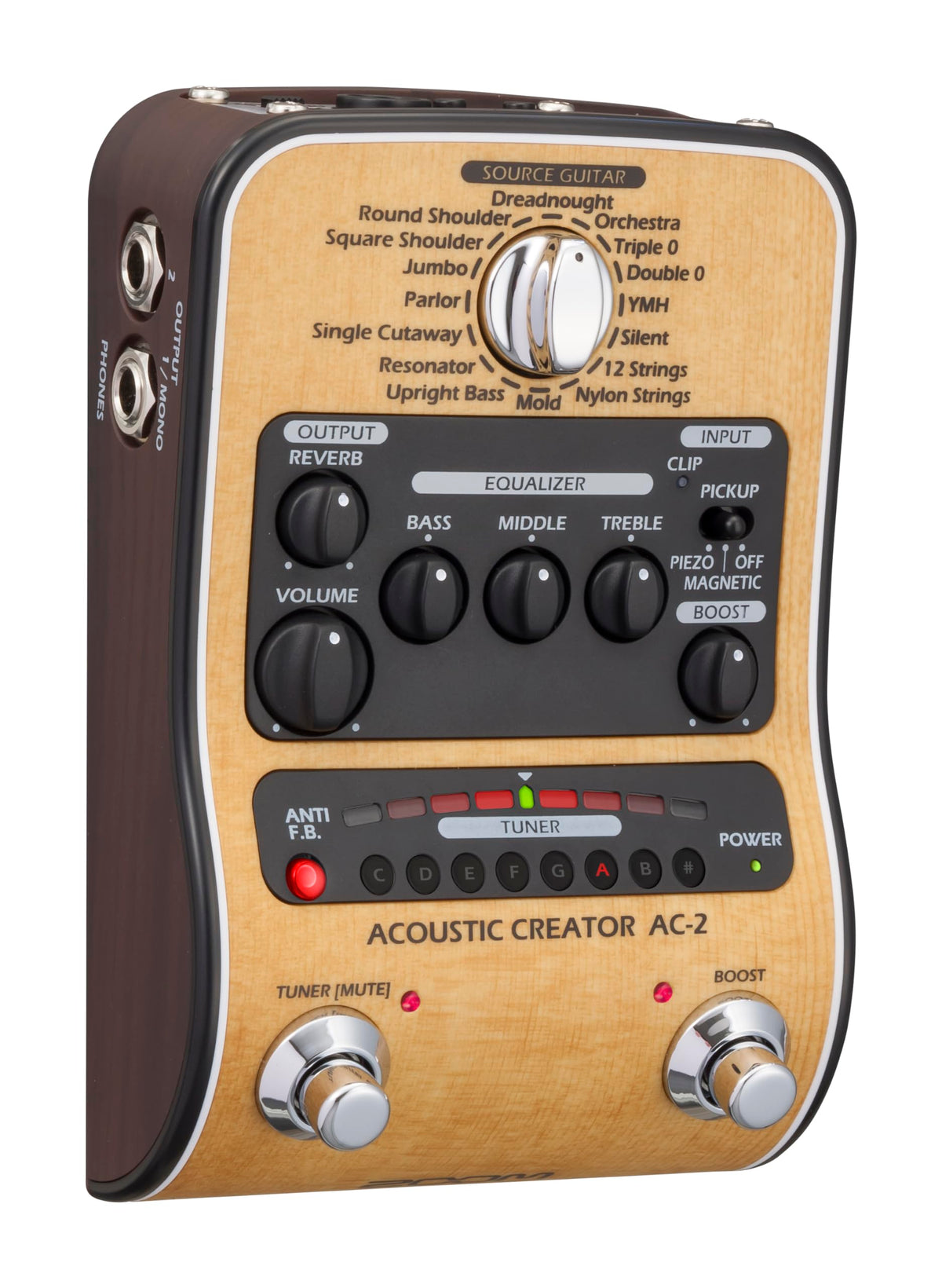 Zoom AC-2 Acoustic Creator DI Pedal