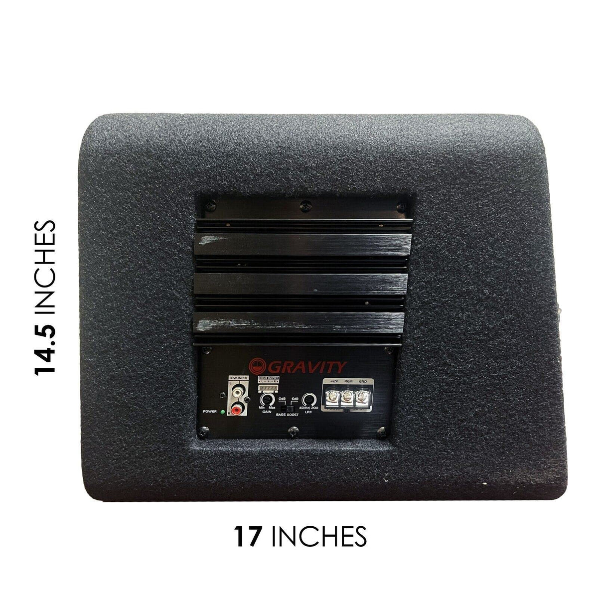 Gravity G8BD2 Dual 8" Powered Ported Subwoofer Enclosure